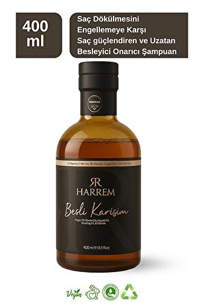 3 ADET  Harrem Beşli Karışım Şampuan 400 ml