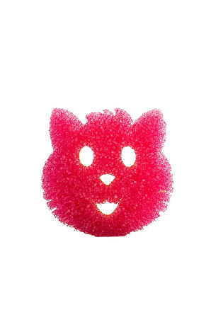 3 ADET  Scrub Mommy Bulaşık Süngeri Kedi