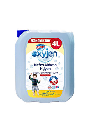3 ADET  Bingo Oksijen Çamaşır Suyu 4 L Limon