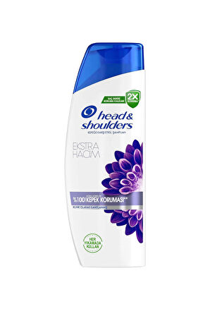 4 ADET   Head And Shoulders Şampuan Extra Hacim 1+1 330 ml