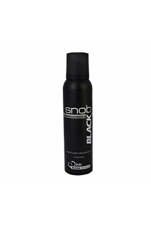4 ADET   Snob Black 150 Ml Edt