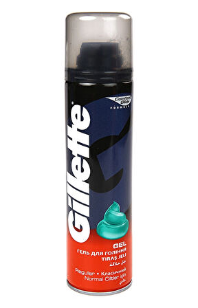 4 ADET   Gillette Tıraş Jeli Normal 200 Ml