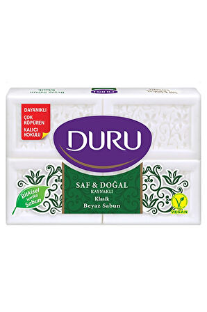 4 ADET   Duru Beyaz Sabun 4*200 Gr