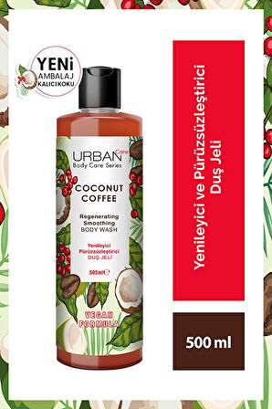 4 ADET   Urban Care Coconut Coffee Duş Jeli 500 ml