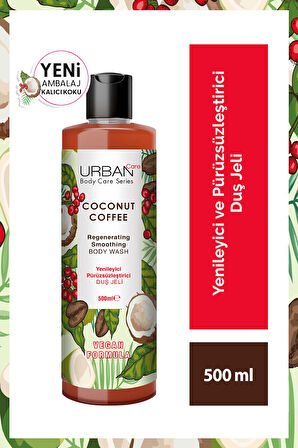 4 ADET   Urban Care Coconut Coffee Duş Jeli 500 ml