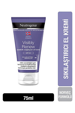 4 ADET   Neutrogena El Kremi Visibly Renew Spf20 75 ml