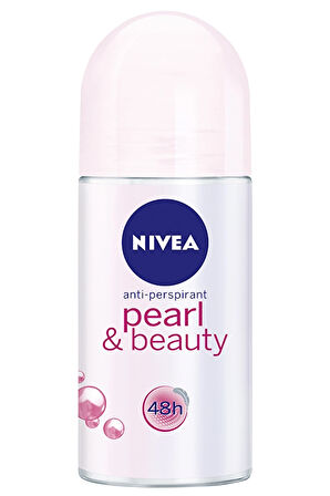 4 ADET   Nivea Roll-On Pearl&Beauty Kadın 50 ml