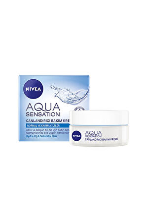 4 ADET   Nivea Visage Aqua Sensation Canlandırıcı Bakım Kremi 50 ml