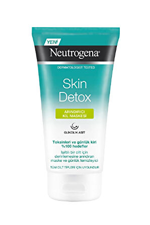 4 ADET   Neutrogena Skın Detox Arın.Kıl Maskesi 150 Ml.