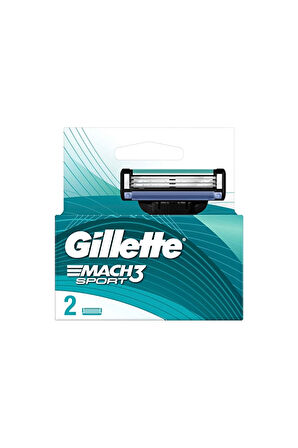 4 ADET   Gillette Mach3 Sport Yedek Bıçak 2'li