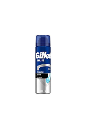 4 ADET   Gillette Series Tıraş Jeli Charcoal 200 Ml