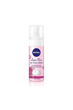 4 ADET   Nivea Yüz Yıkama Köpüğü Aqua Rose 150 ml