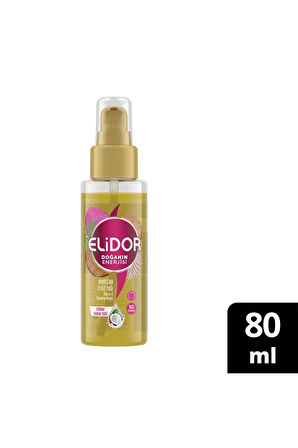 4 ADET   Elidor Doğanın Enerjisi Saç Bakım Yağı 80 ml Hindistan Cevizi