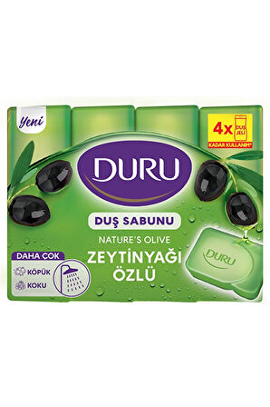 4 ADET   Duru Natural Duş Sabunu Zeytinyağı Özlü 4x150 g