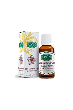 4 ADET   Alvin Sarı Kantaron Yağı 20 ml