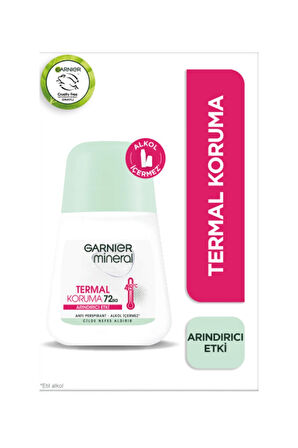 4 ADET   Garnier Mineral Roll-On Termal Koruma Kadın 50 ml