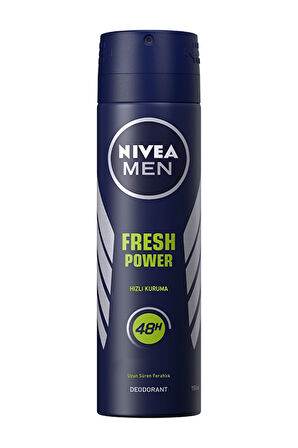 4 ADET   Nivea Deodorant Fresh Power 150 ml