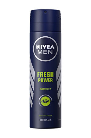 4 ADET   Nivea Deodorant Fresh Power 150 ml