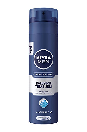 4 ADET   Nivea Men Tıraş Jeli Koruyucu 200 ml