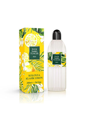4 ADET   Eyüp Sabri Tuncer Kolonya Limon Pet Şişe 200 ml