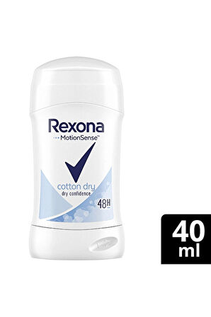 4 ADET   Rexona Deo Stick 40ml Women Cotton Dry