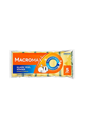 4 ADET   Macromax Sünger 5 Li