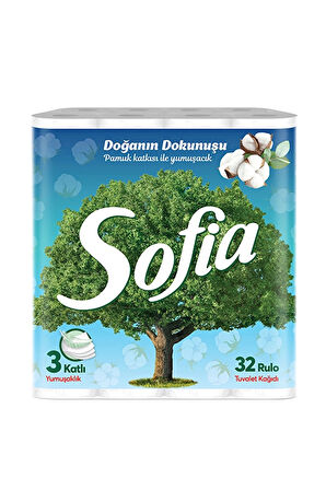 4 ADET   Sofia Tuvalet Kağıdı 32'li 3 Katlı