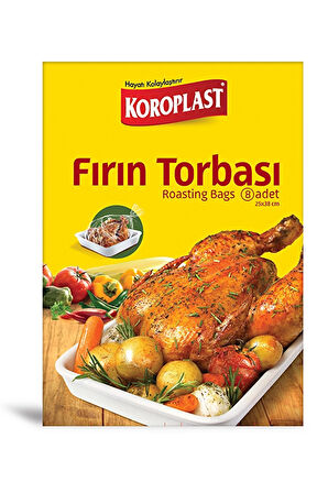4 ADET   Koroplast Fırın Torbası 25*38