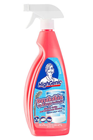 4 ADET   Highgenic Duşakabin Temizleyici 750 ml
