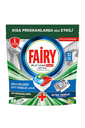 4 ADET   Fairy Tablet Platinum Plus Ultra 32'li