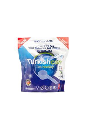 4 ADET   Turkishcare Toz Bulaşık Makinesi Deterjanı 3'ü 1 Arada 40'lı