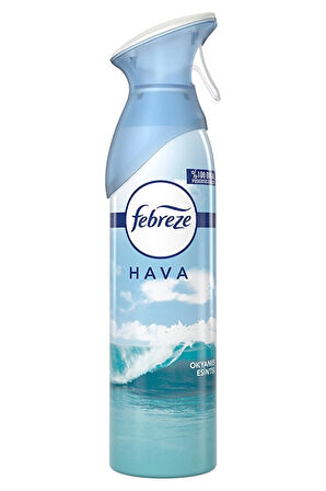 4 ADET   Febreze Oda Kokusu Aerosol 185 ml Okyanus Ferahlığı