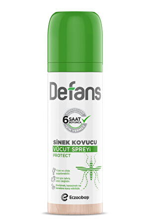 4 ADET   Detan Defans Protect Sinek Kovucu Vücut Spreyi 100 ml