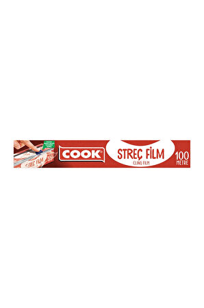 4 ADET   Cook Streç Film 100 Metre Kesme Bıçaklı