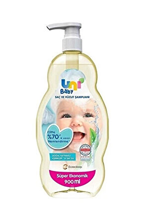 4 ADET   Uni Baby Şampuan 900 ml