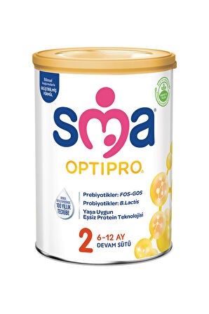 4 ADET   Sma Optıpro Probiyotik 2 Devam Sütü 800 g