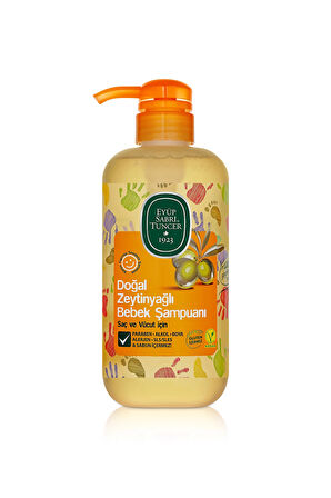 4 ADET   Eyüp Sabri Tuncer Bebek Şampuanı Zeytinyağlı 600 ml