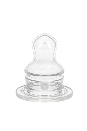 4 ADET   Wee Baby Silikon Damaklı Biberon Emziği No:1