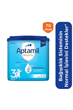 4 ADET   Aptamil Pronutra 3 Devam Sütü 350 g