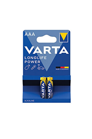 4 ADET   Varta Pil LongLife Power 2'Li İnce Pil