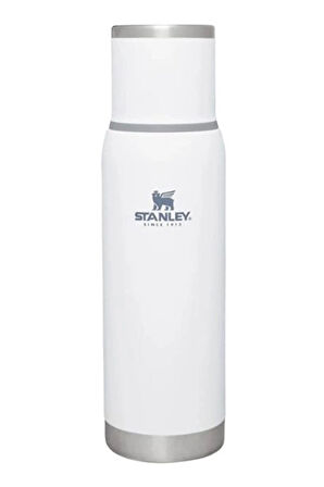 4 ADET   Stanley Adventure To-Go Vakumlu Paslanmaz Çelik Termos Polar 1 Litre- Beyaz