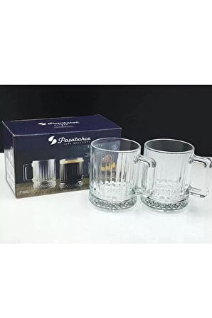 4 ADET   Paşabahçe Elysia Fincan Kupa 2'li 250 cc