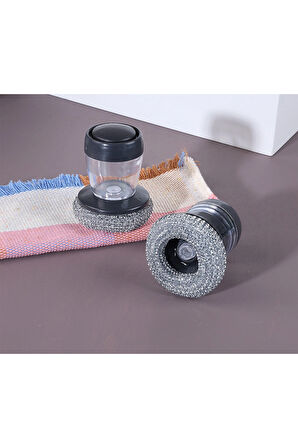 4 ADET   Dubai Deterjan Hazneli Bulaşık Teli D-972