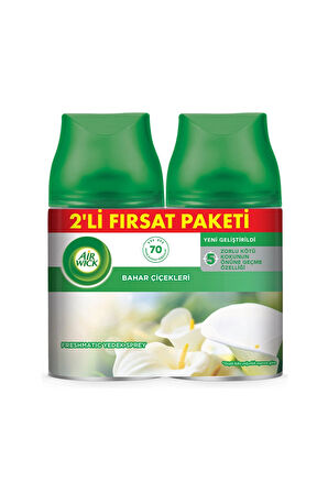4 ADET   Air Wick Fresh Bahar Çiçekleri 2'li
