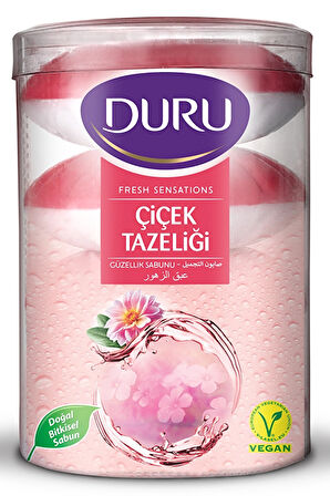 4 ADET   Duru Fresh Sabun 4x100 g Çiçelk Tazeliği