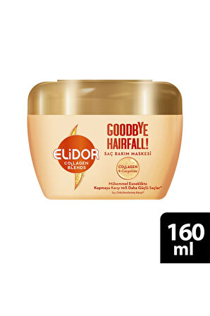 4 ADET   Elidor Collagen Blends Dökülme Karşıtı Sülfatsız Saç Bakım Maskesi 160 ml