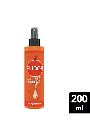 4 ADET   Elidor Anında Onarıcı Sıvı Saç Bakım Kremi 200 ml