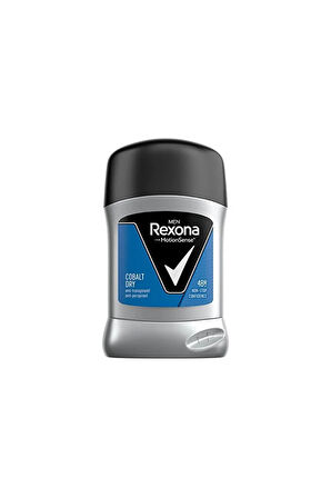 4 ADET   Rexona Stick Cobalt Dry Black+White Erkek 50 ml