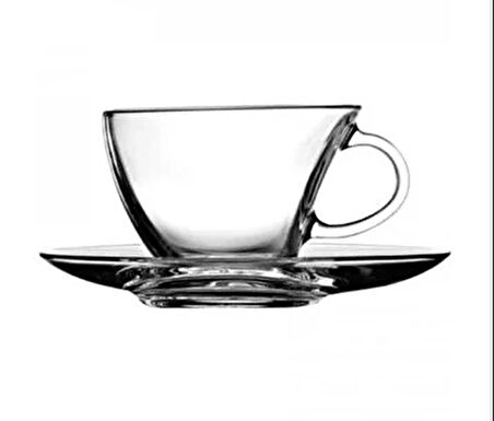 4 ADET   Paşabahçe Asimetrik Fincan Takımı 6 Lı