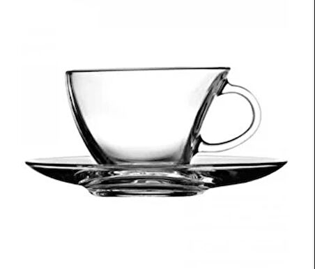 4 ADET   Paşabahçe Asimetrik Fincan Takımı 6 Lı